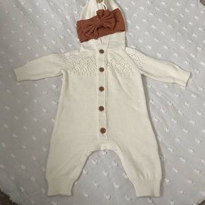 White/Cream NEWBORN sweater